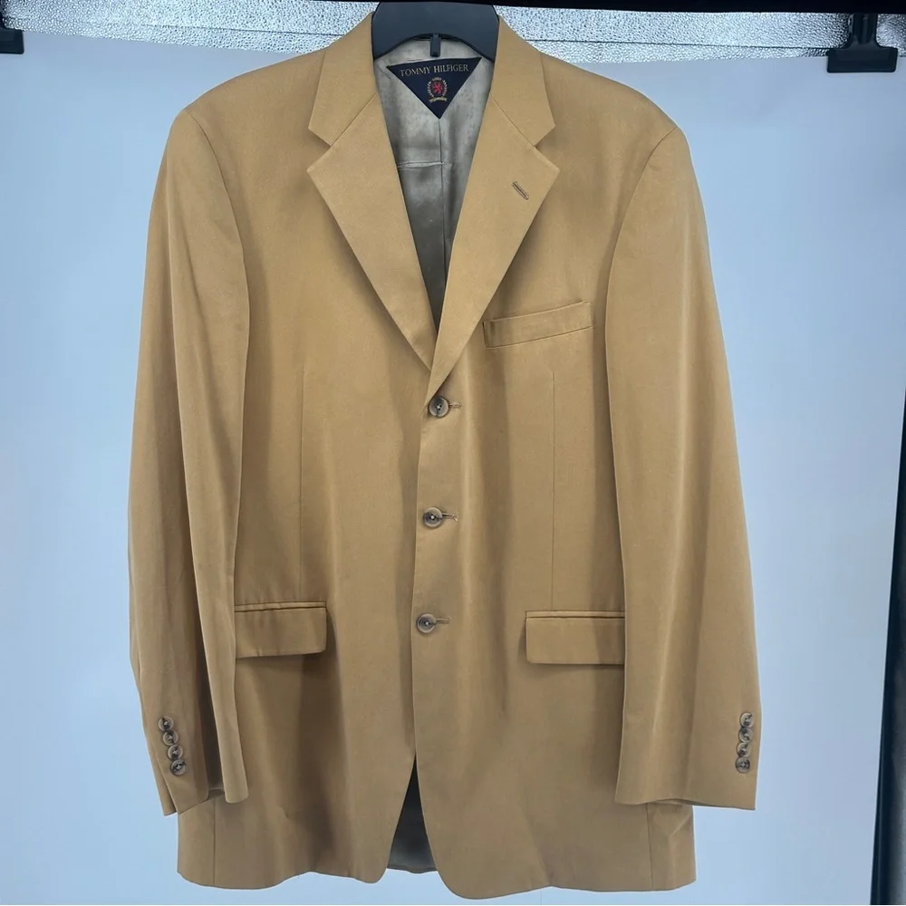 Men’s‎ 42 L Tan Tommy Hilfiger Sport Coat Blazer